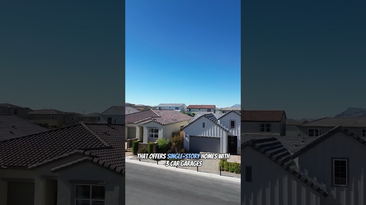 Single-Story New Homes in Las Vegas #shorts #lasvegasrealestate