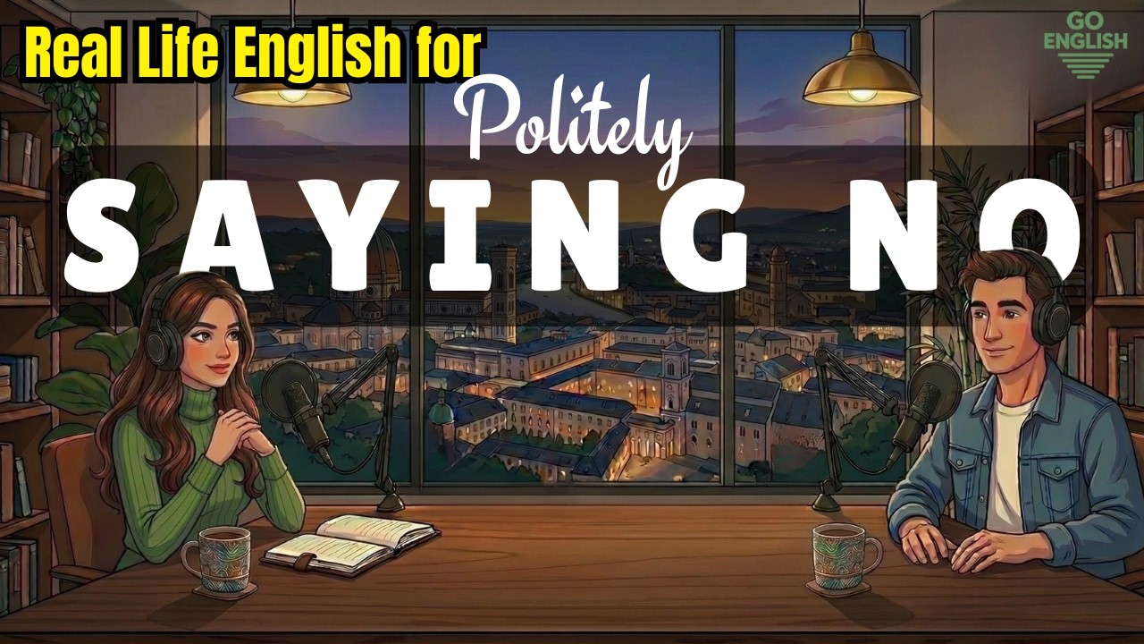 Real Life English: How to Say No Politely | Spoken English Practice for Daily Conversations