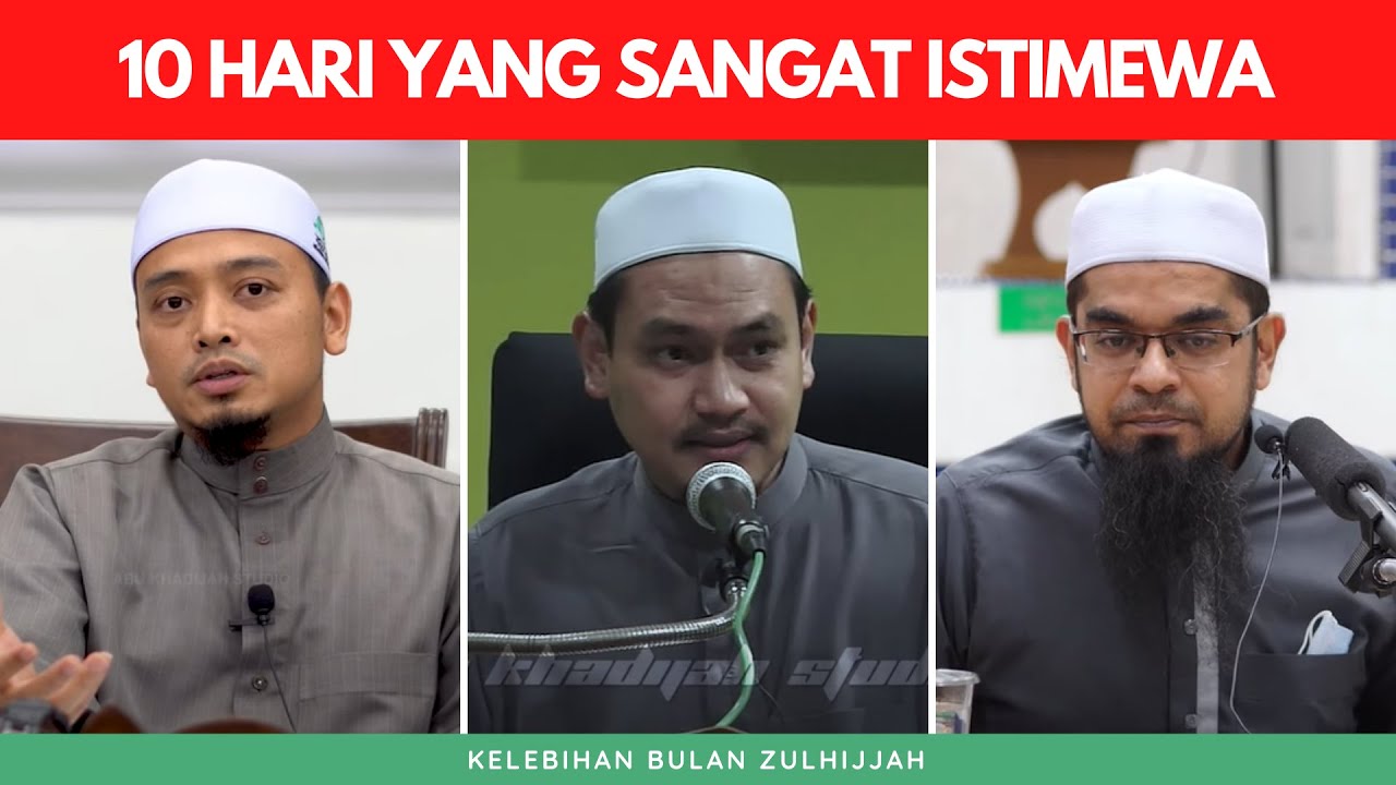 Kita Selalu LUPA Awal Zulhijjah 😣 | Ustaz Wadi, Ustaz Fawwaz, Ustaz Aslam