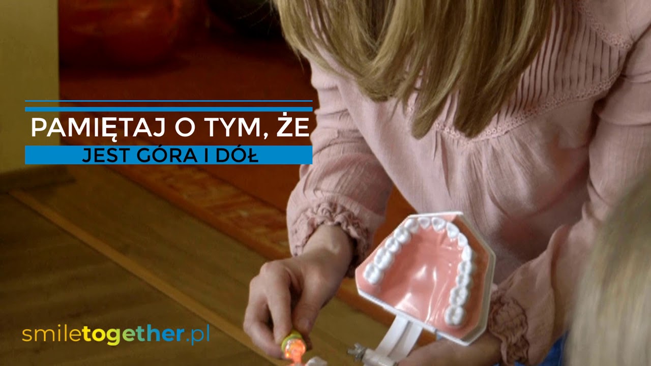 Jak używać szczoteczki sonicznej - instruktaż w związku z pierwszą wizytą w domu dziecka.