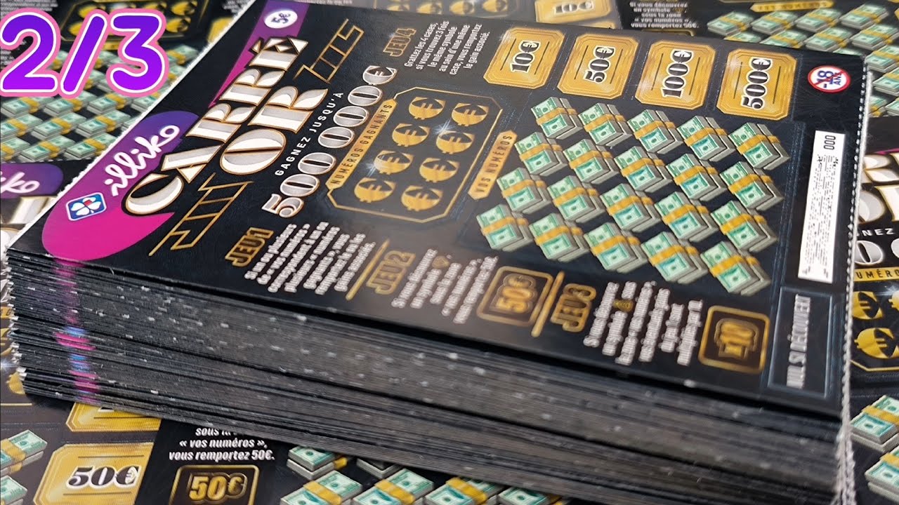 UN CARNET DE CARRÉ OR !! 2/3