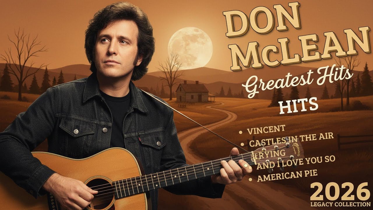 Don McLean Greatest Hits (AI Remastered) - Best of 70s Folk & Soft Rock