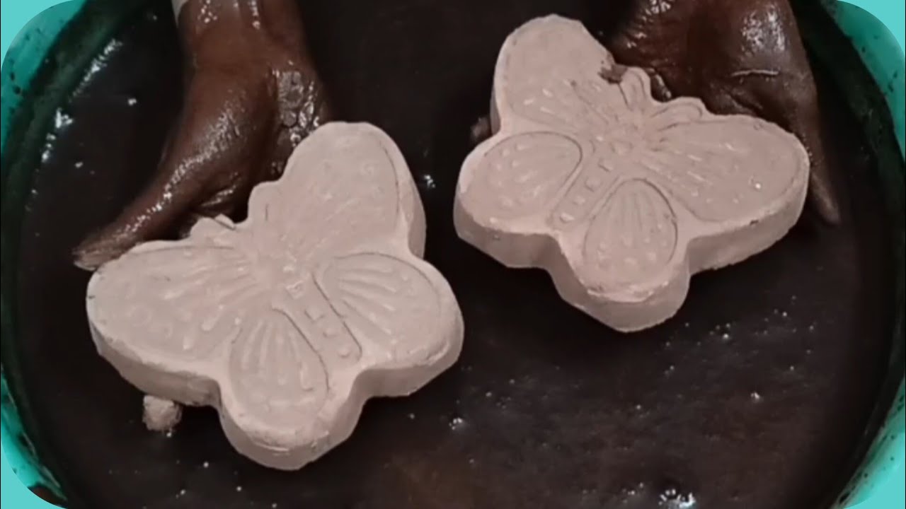 Soft Powdery Chocolatey🍫Dirt Multiple Shapes Dipping+Crumbling in💦 & Paste Mixing/Playing ASMR
