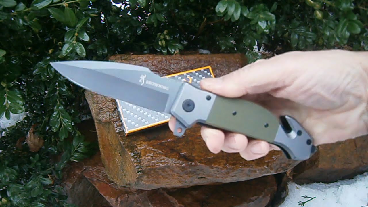 Ніж складаний Browning A 839 склобій стропоріз 23 см