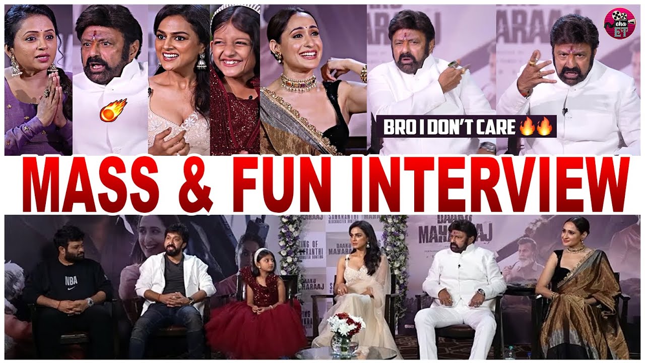 Mass & Fun Interview With Daku Maharaj Team | Balakrishna | Daaku Maharaaj | NBK | Eha Entertainment