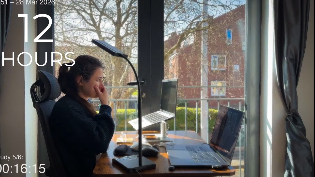12-Hour LIVE Study/Work With Me 🎓 | Cozy UK Ambience | Custom Pomodoro Timer | Deep Work Mode