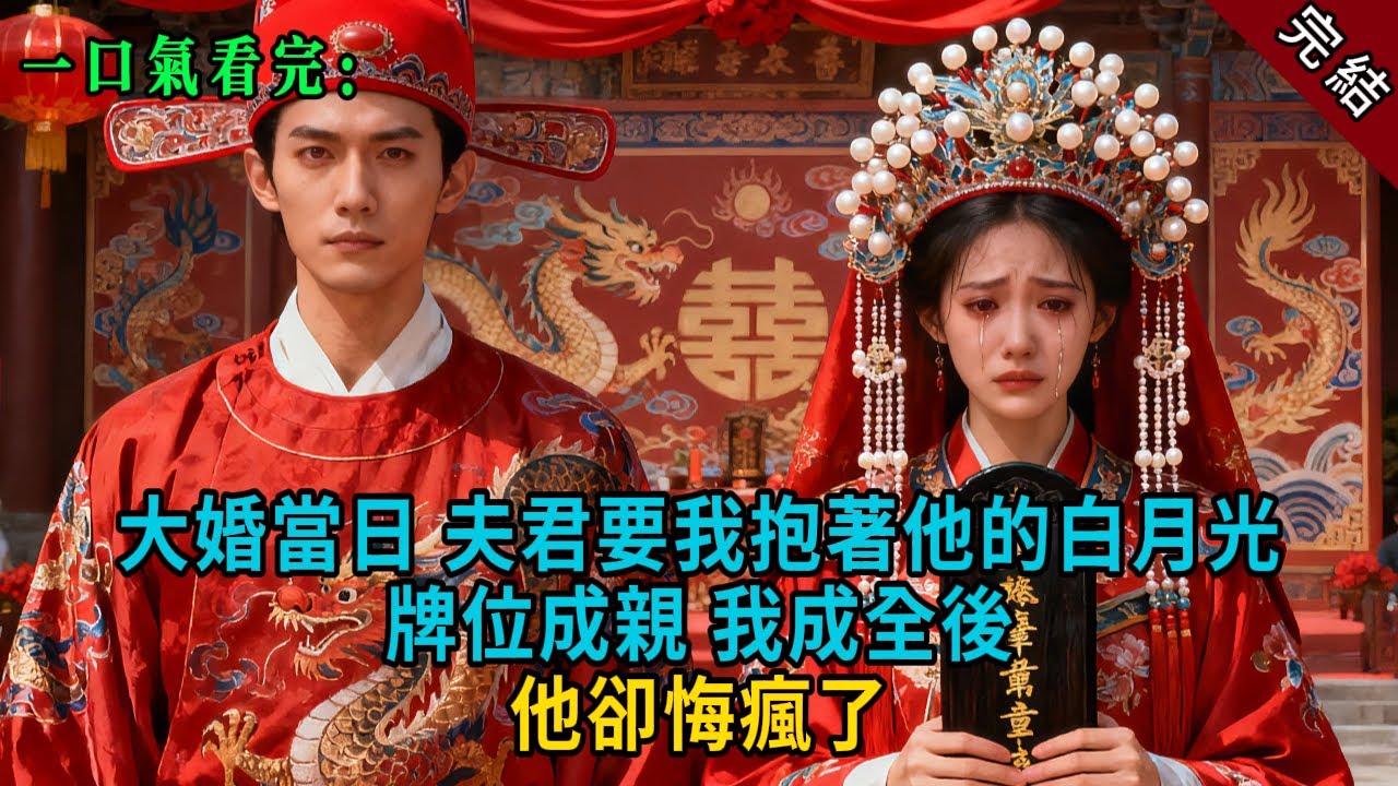 【完結爽文】大婚當日，夫君要我抱著他的白月光牌位成親，我成全後他卻悔瘋了#小説 #古風 #古言 #爽文 #故事 #有聲書 #綠茶 #故事頻道 #大女主