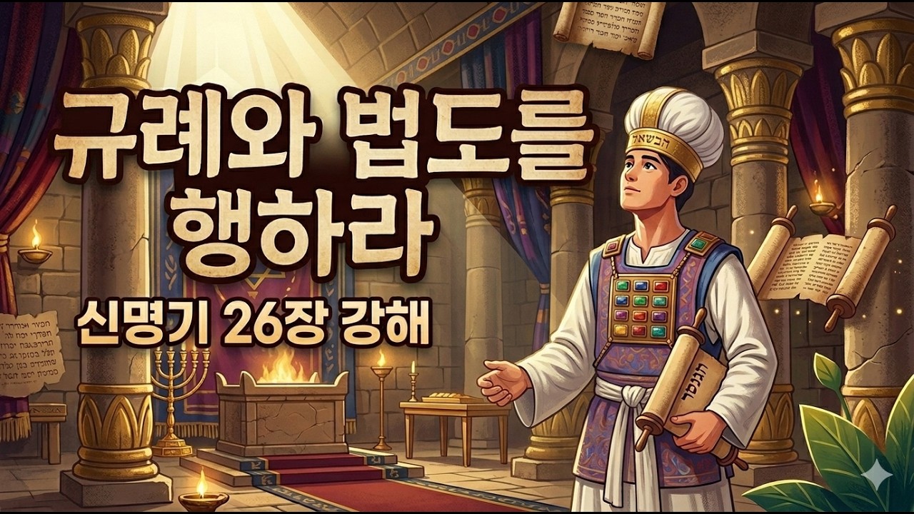 규례와 법도를 지켜 행하라