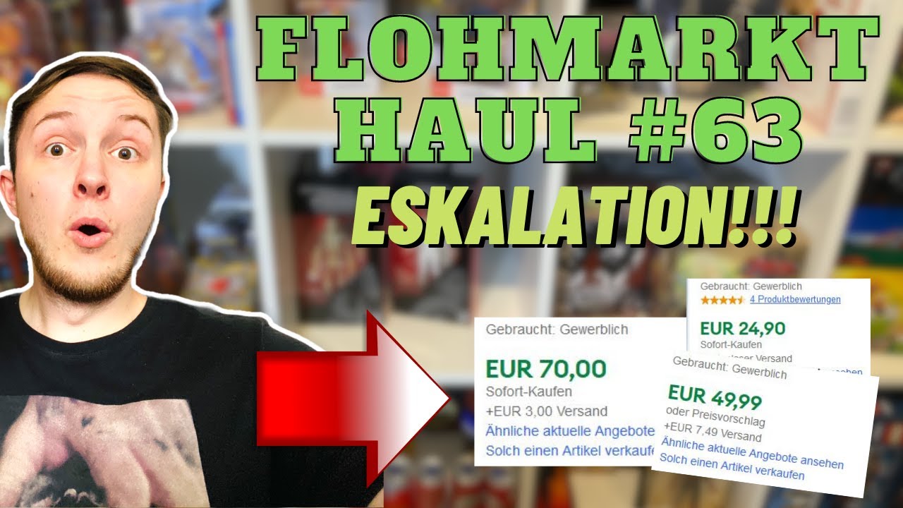 FLOHMARKT HAUL #63 Es eskaliert komplett 🔥 Trödelmarkt Fund - Diesmal leicht & schnell Geld verdient