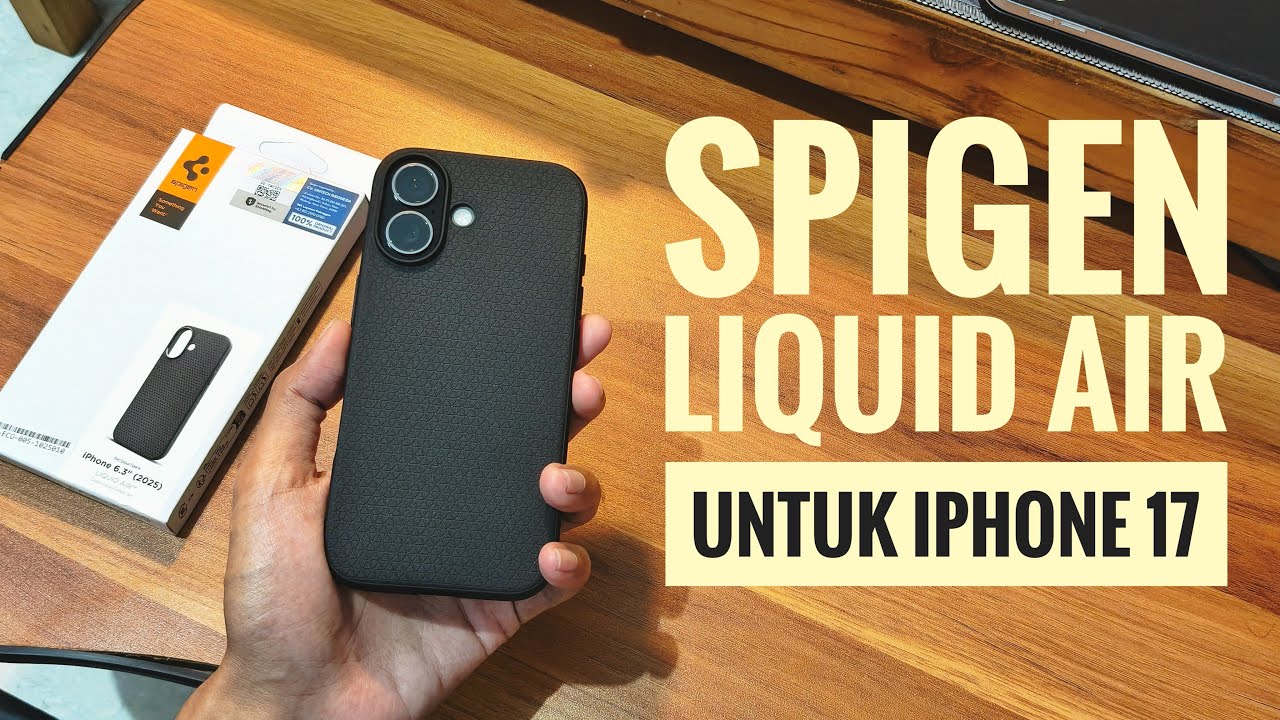 Softcase Spigen Liquid Air untuk iPhone 17!