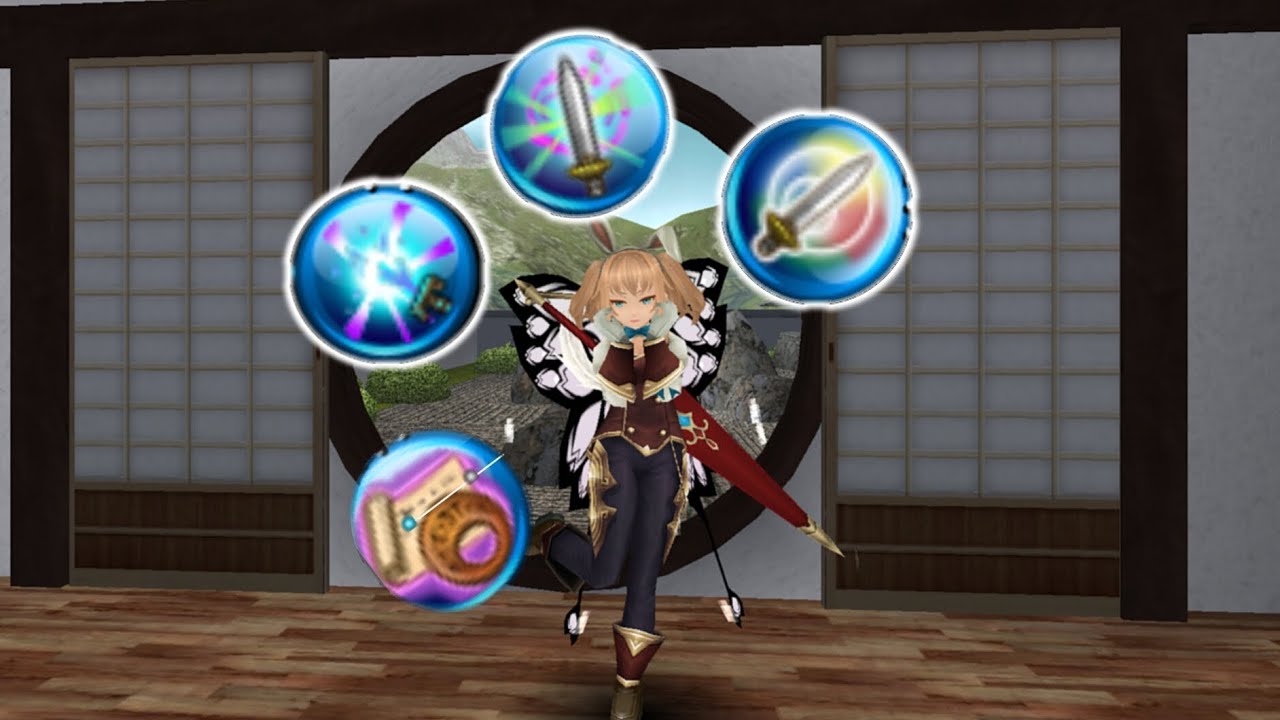 Main combo Blade magic di lvl 172 Toram online bahasa Indonesia