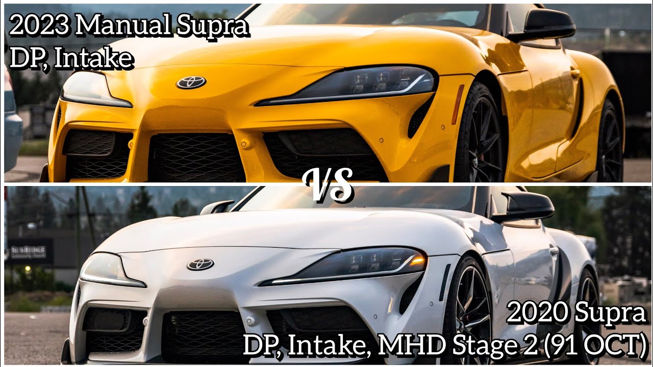 2023 Manual Supra vs 2020 Auto Supra