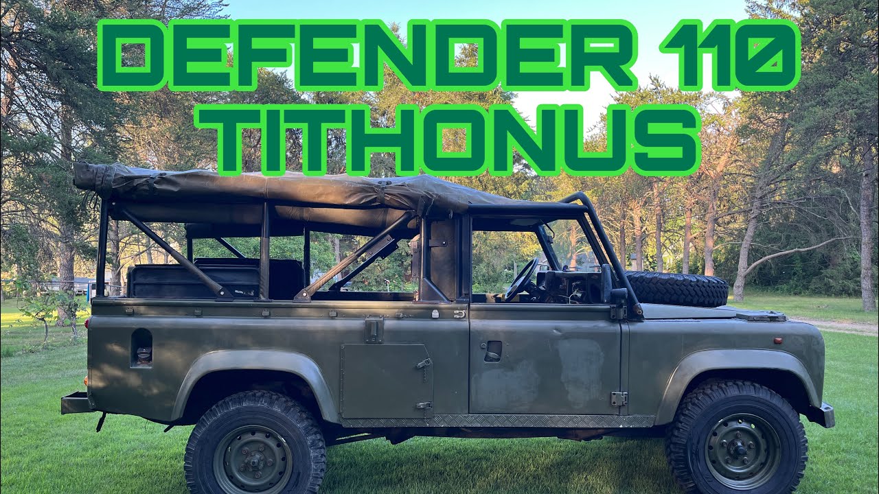(SOLD)1995 Land Rover Defender 110 Tithonus Left Hand Drive For Sale 200Tdi