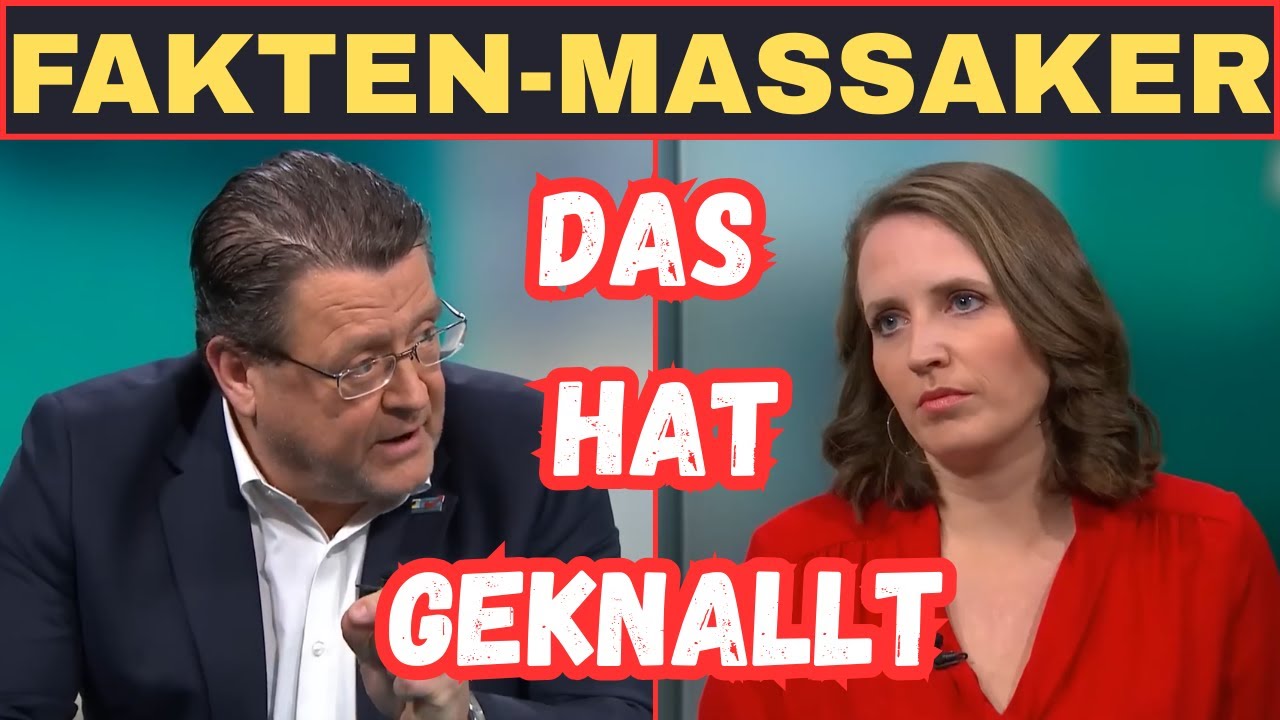 FAKTEN-MASSAKER I AfD-Mann Stephan Brandner zerlegt komplette Talkshow I Linke Journalistin entsetzt