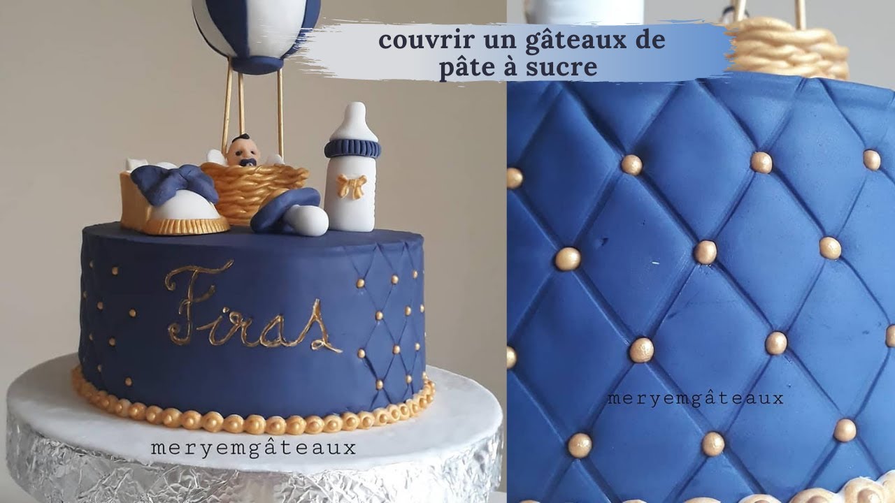 Couvrir un gâteau de pâte à Sucre:technique gâteau renversé
