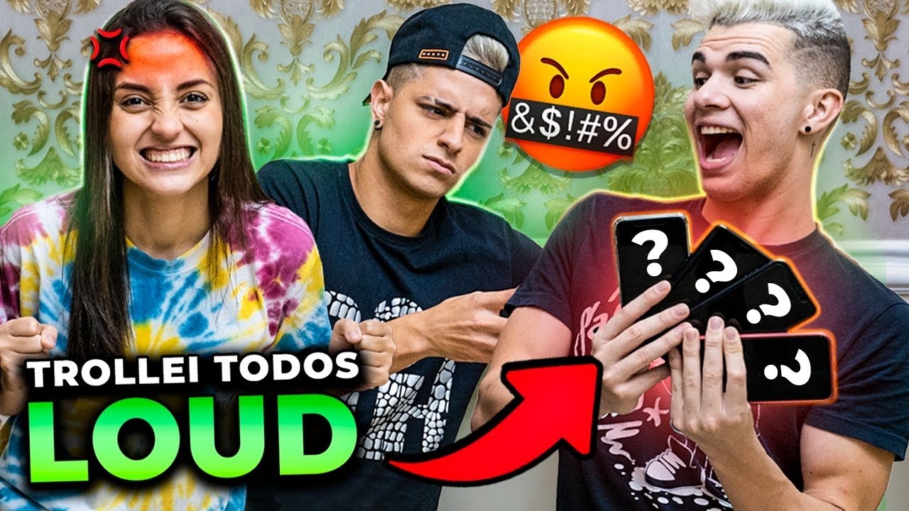 DEU TRETA?! ESCONDI O CELULAR DE TODOS DA MANSÃO LOUD!!