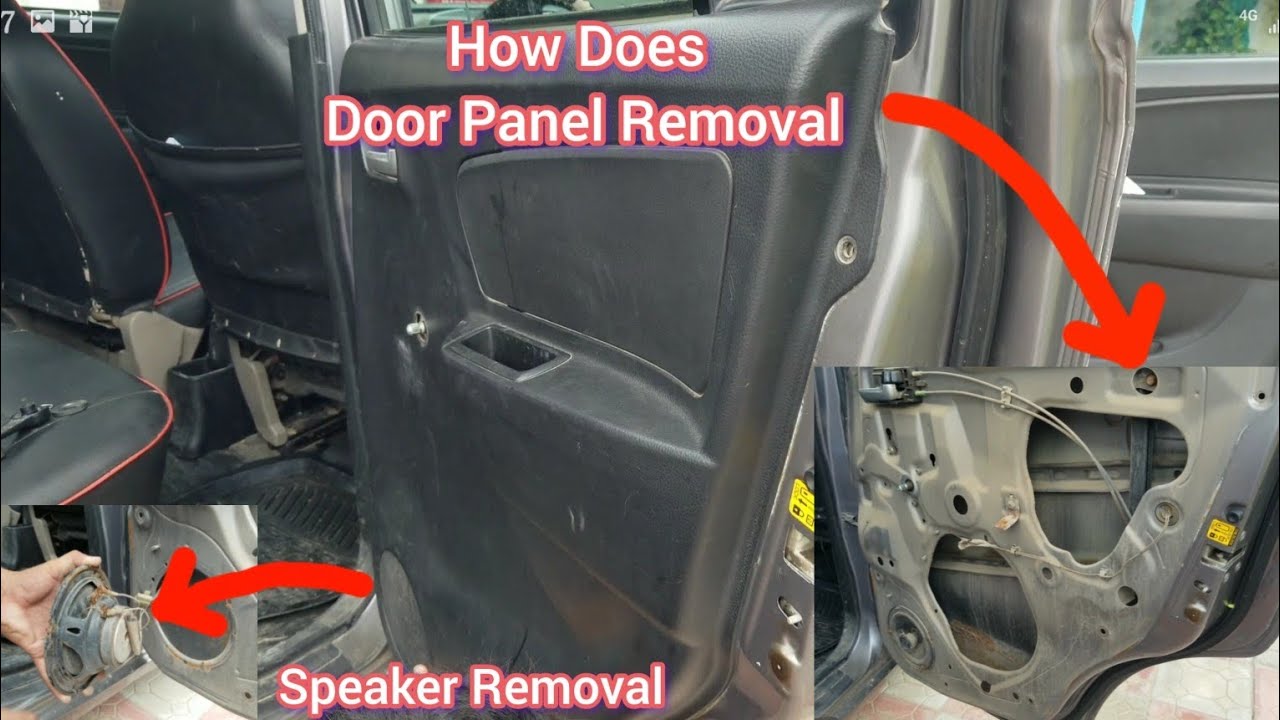 How to remove a door panel or speaker on any car (car door panel removal)