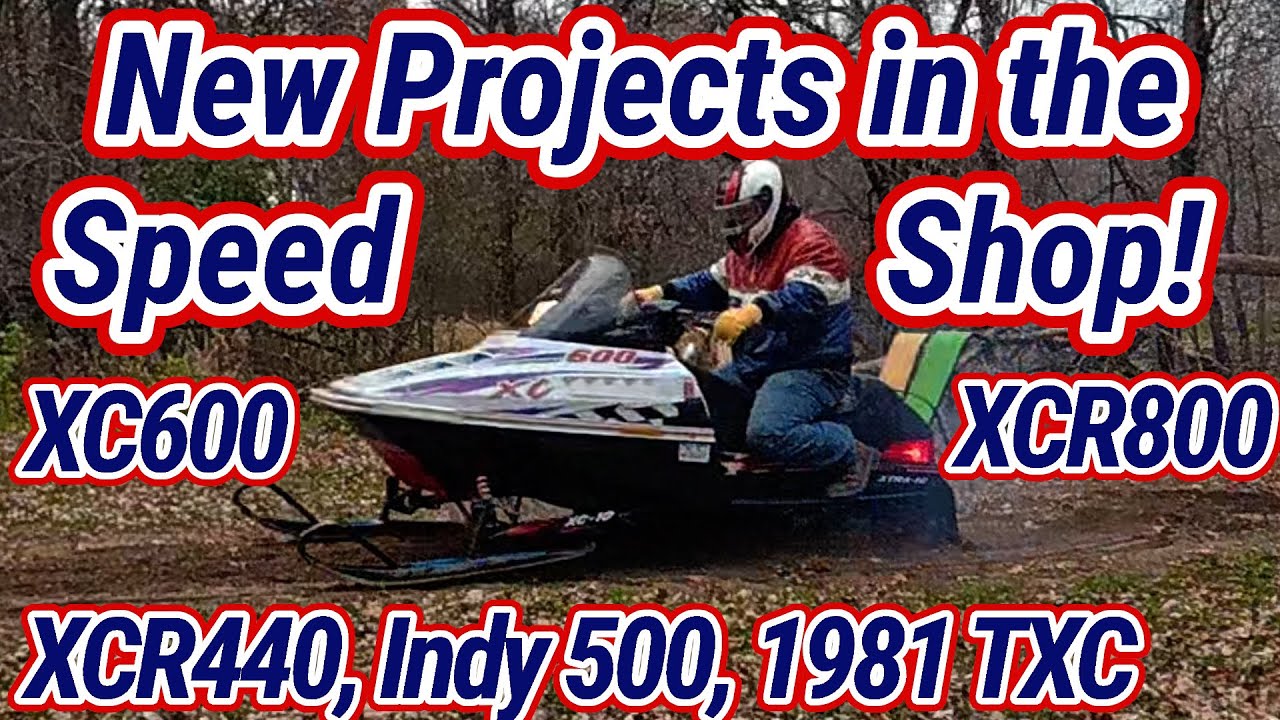 Новые проекты! XC600 1998 года, ещё один XCR800 1999 года, Indy 500, XCR440, TXC 1981 года и Indy...