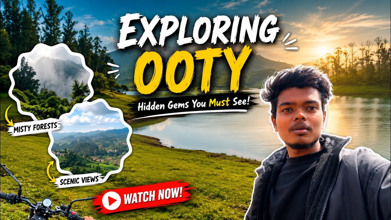 Coimbatore To Ooty | Avalanche Lake | Moto Vlog | Guerrilla 450 🏍️