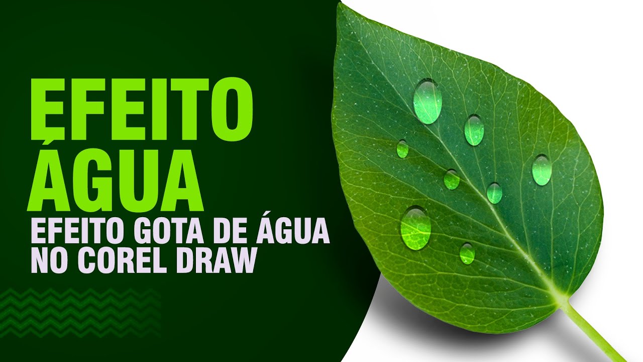 COMO CRIAR UMA GOTA DE ÁGUA NO COREL DRAW // COREL SNAKE