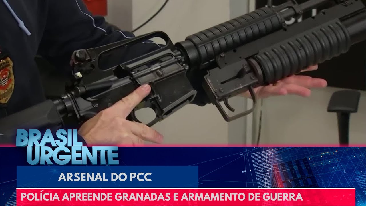 Arsenal do PCC: polícia apreende granadas e armamento de guerra | Brasil Urgente