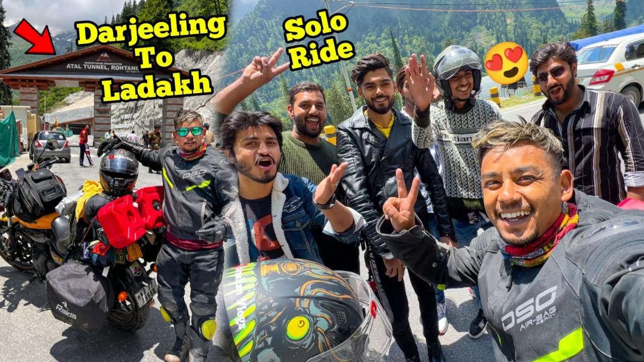 Ladakh Ride Ka Asli Safar Suru 😍 Atal Tunnel Mae Mila Dheer Sara Pyaar