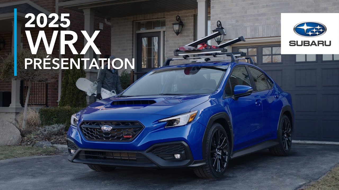 Présentation de la Subaru WRX 2025 - Calibrée pour la performance au quotidien