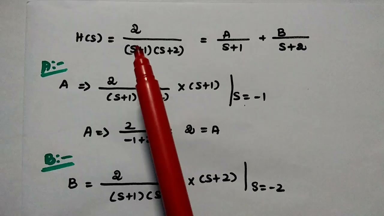Impulse Invariance Method - Design of IIR Digital Filter - Problem Solved - DTSP - DSP