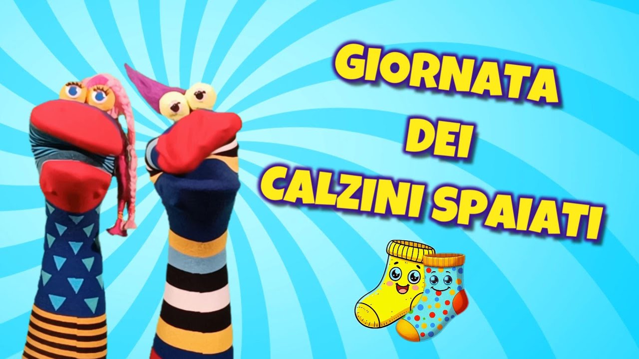 I CALZINI SPAIATI - Canzone per la Giornata dei Calzini Spaiati (Con testo in descrizione)