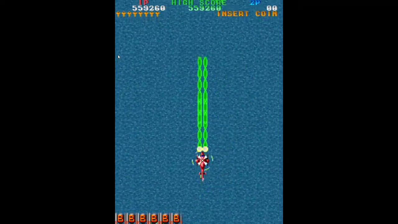 Twin Cobra mame arcade longplay mame 1 player
