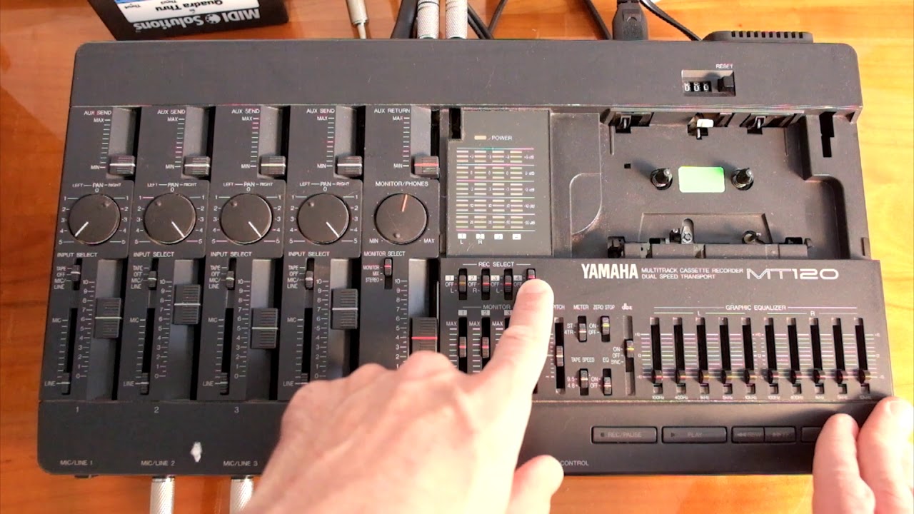 New Adventures in K7 #23 : Basic Recording Tutorial (Yamaha MT120)