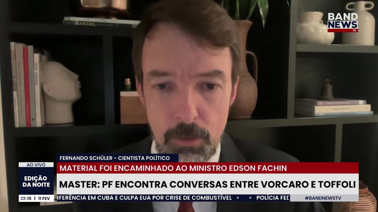 Schüler fala sobre conversas entre Vorcaro e Toffoli: 