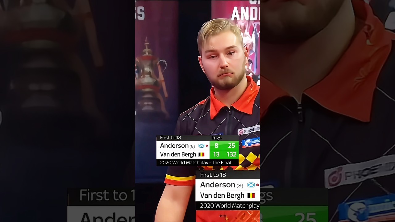 Unbelievable!😱THIS WAS Dimitri van den Bergh's  𝐖𝐨𝐫𝐥𝐝 𝐌𝐚𝐭𝐜𝐡𝐩𝐥𝐚𝐲 Title! #darts #shorts