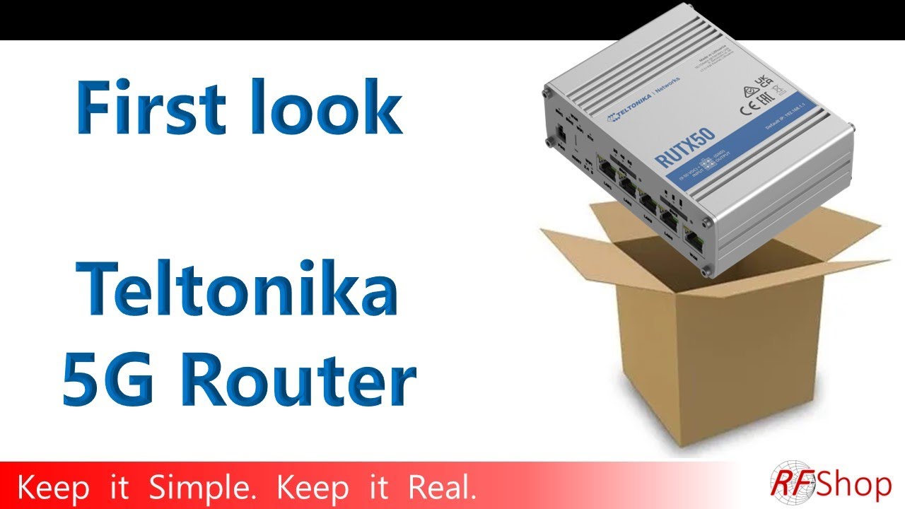 Unboxing the RUTX50 - Teltonika 5G modem