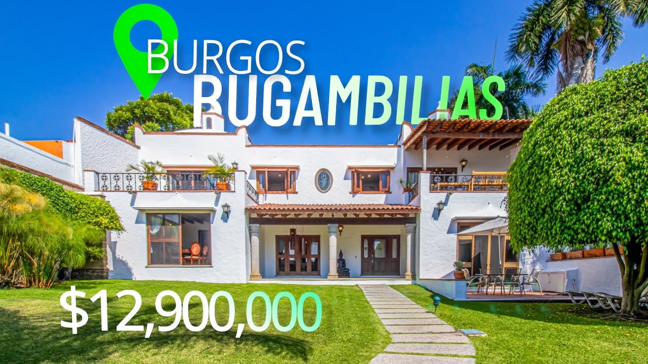 La casa MÁS LUJOSA de Burgos Cuernavaca 🏡🔥 $12.9 MDP 