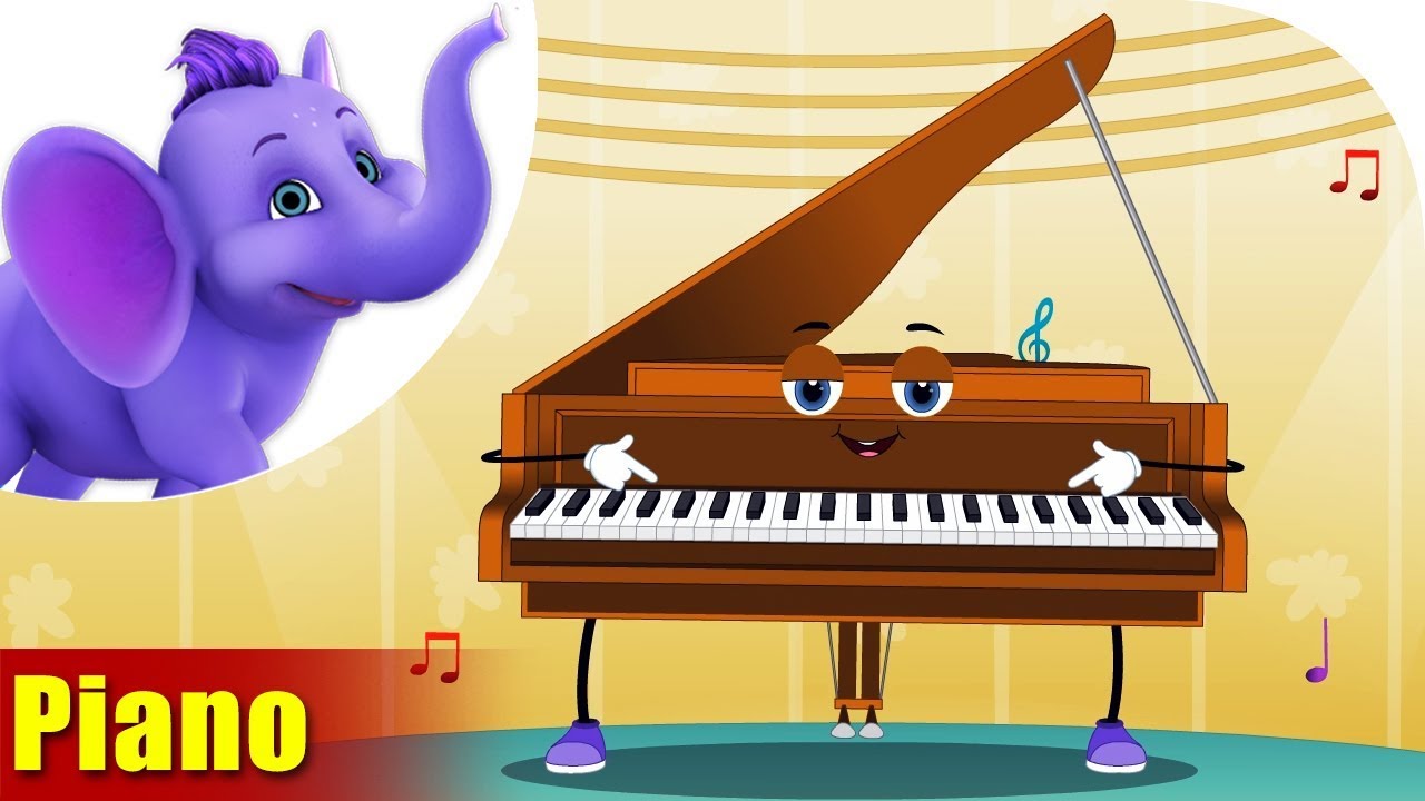 Piano | Musical Instrument Songs | 4K | Appu Series