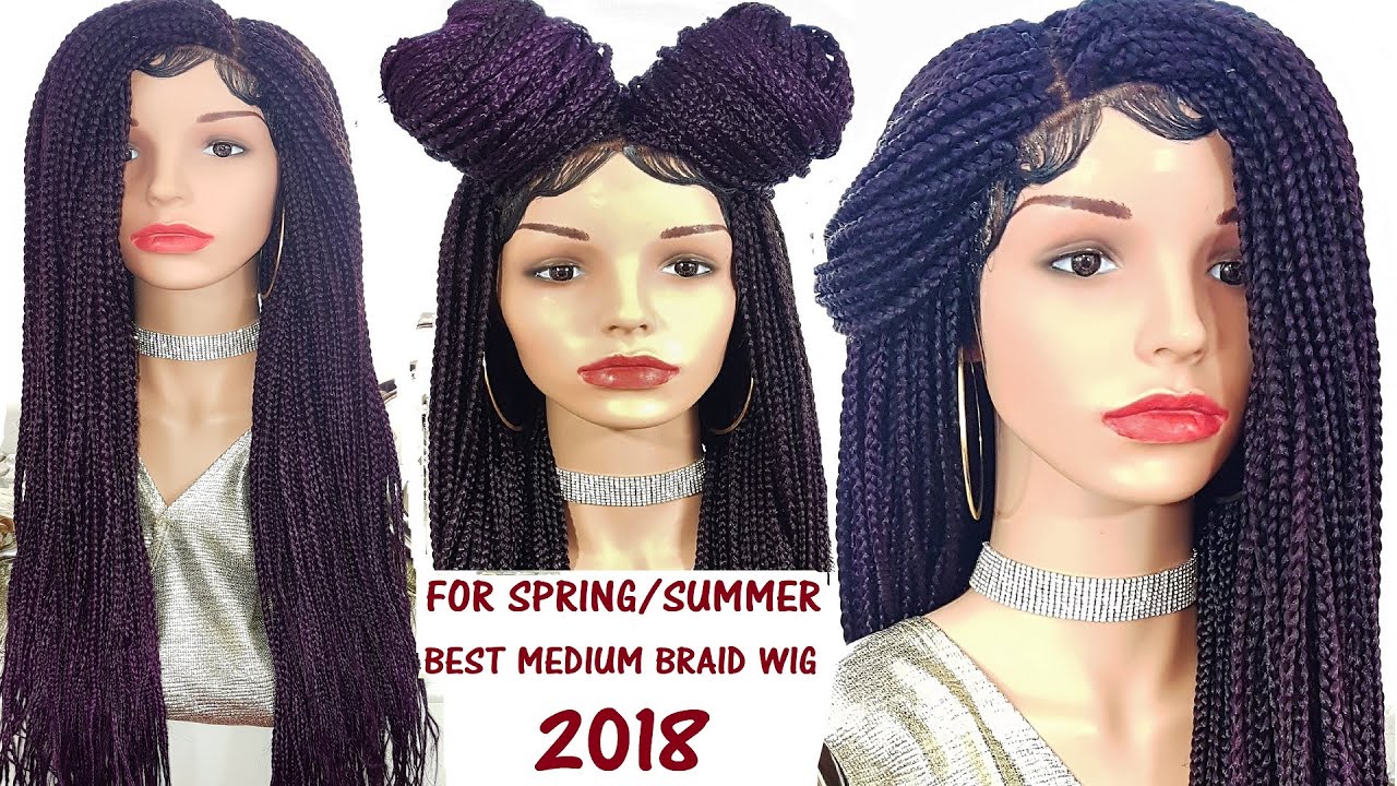 DIY How To Make A Medium Box Braid Wig With Closure From Start To Finish Idea For Summer Style