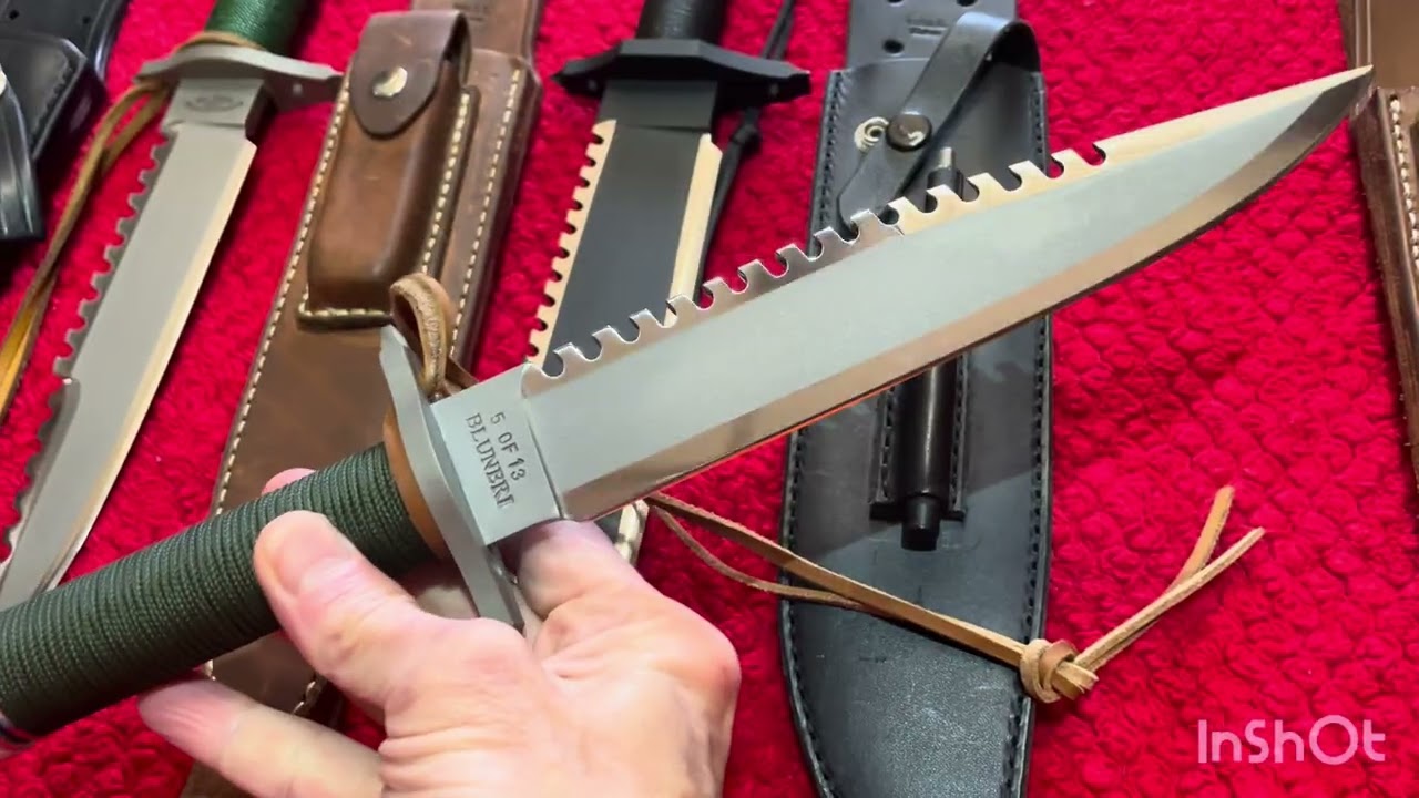 Rambo Tribute, First Blood and Mission knives 🇺🇸🇧🇷🇮🇹 , 