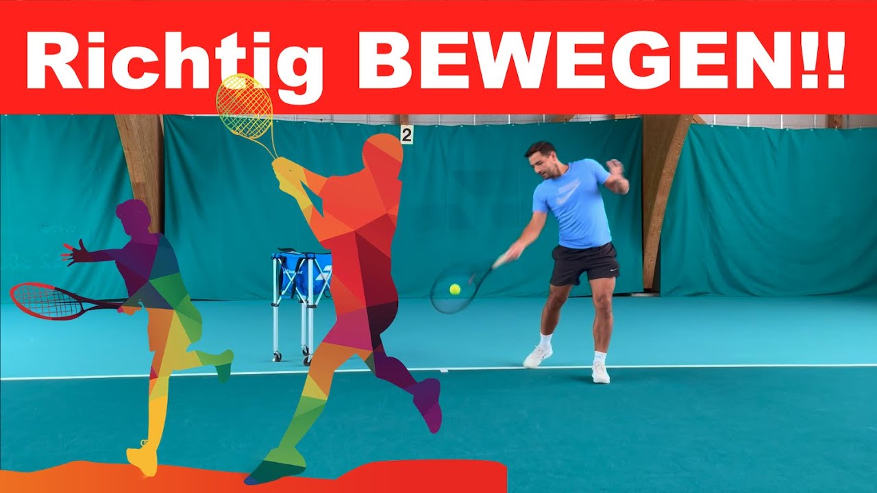 Tennis - Richtig BEWEGEN auf dem Tennisplatz!