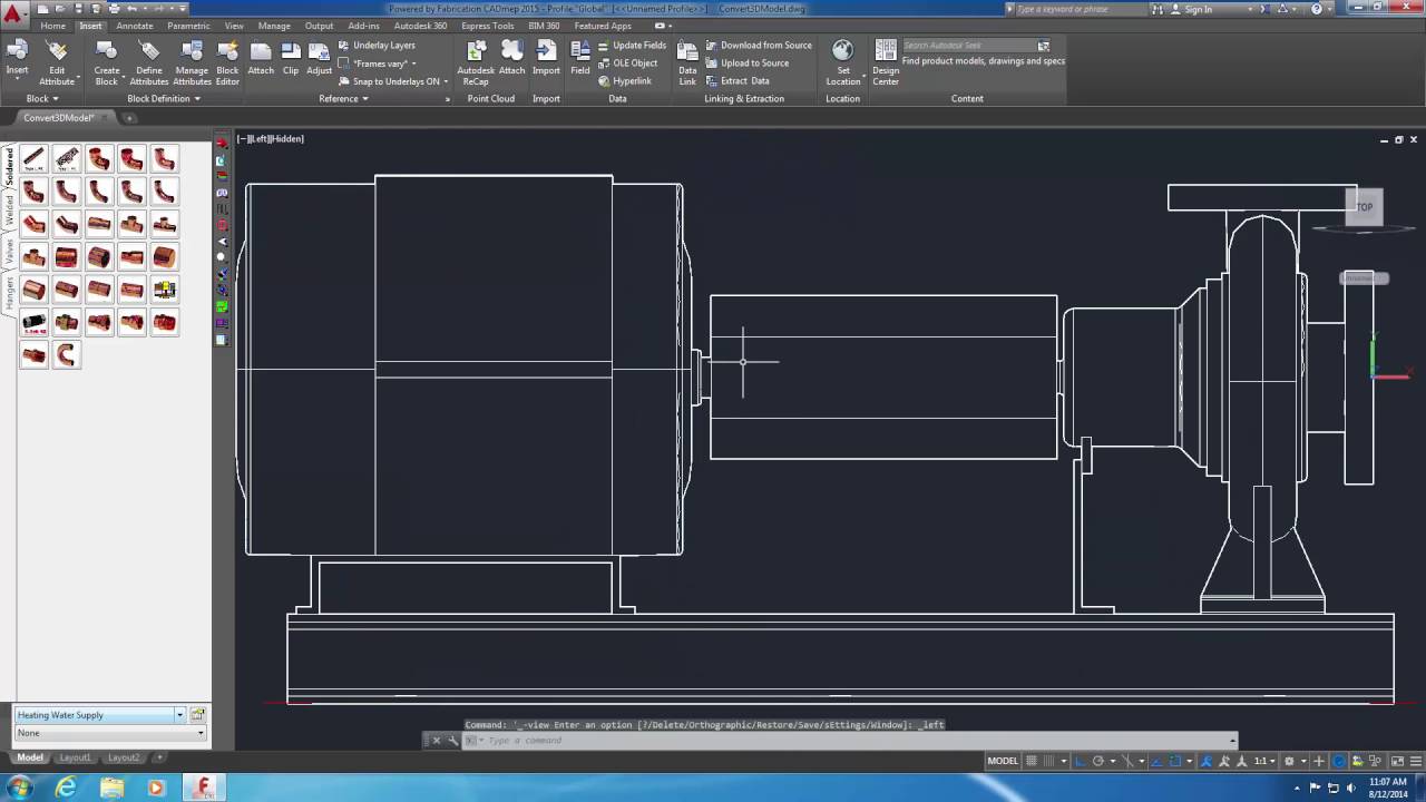 Advanced MEP Fabrication Series, Part 7: Convert 3D Models in Fabrication CADmep