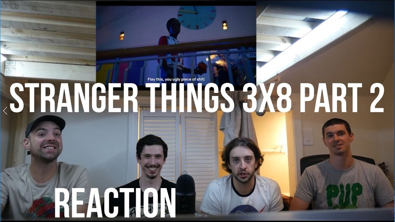 Stranger Things 3x8 part 2 REACTION