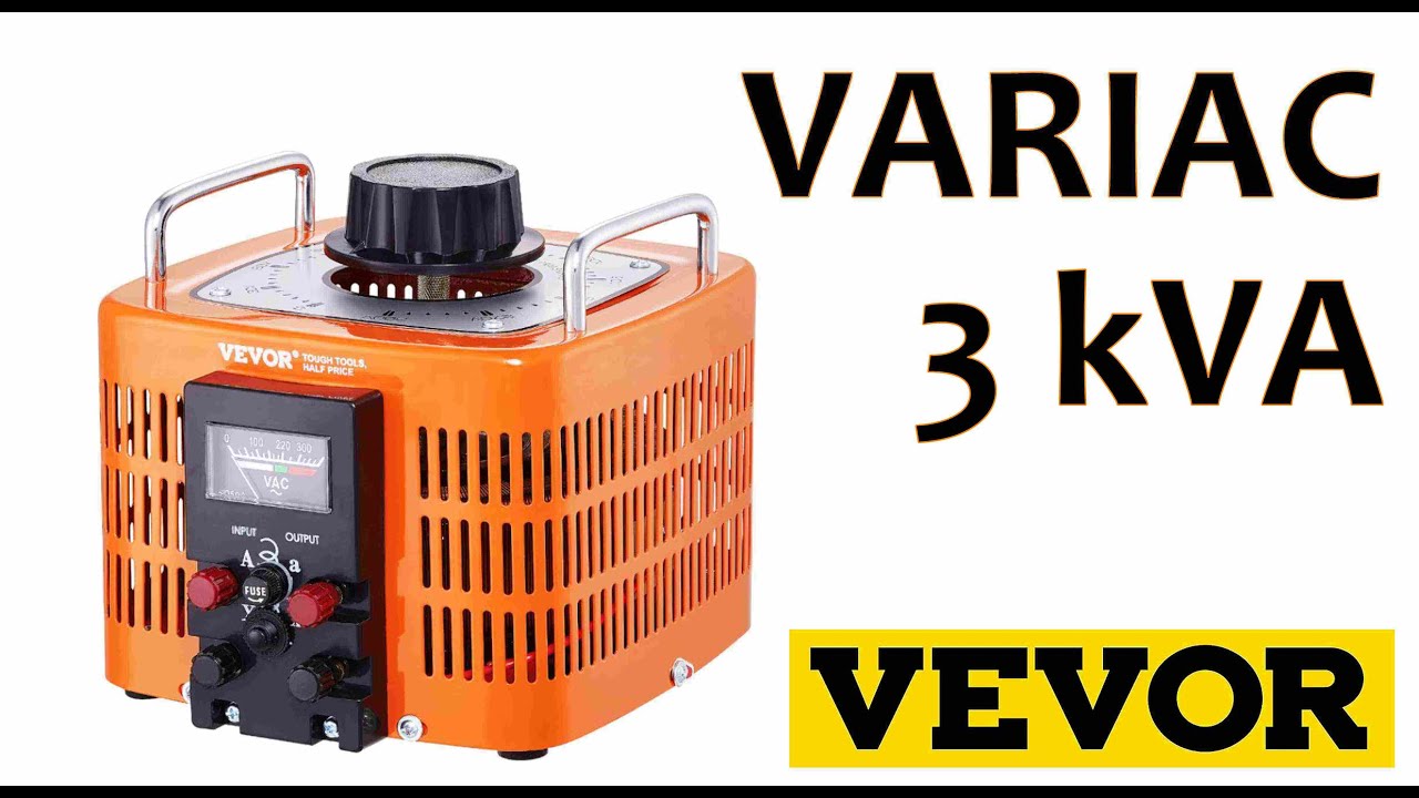 0896: VARIAC 3kVA VEVOR TEST IN POTENZA E TEARDOWN