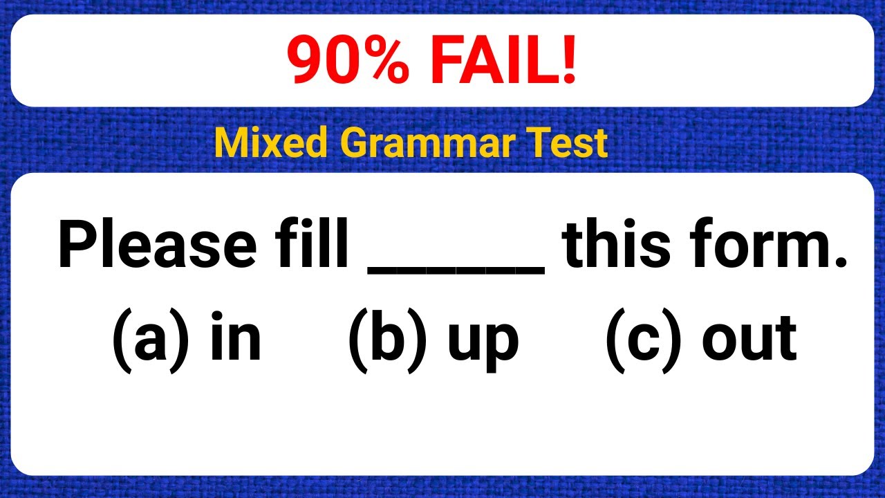 90% FAIL! Ultimate Mixed Grammar Test (Tenses, Modals & Articles) 50 Questions
