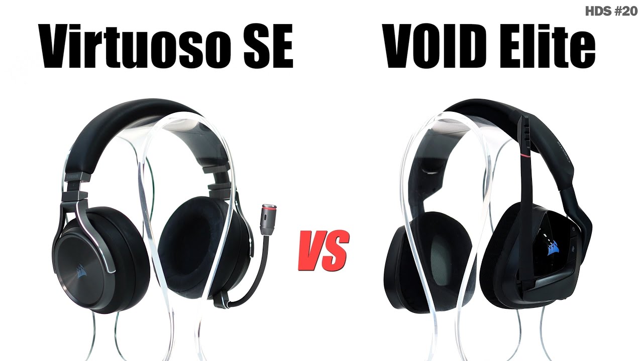 $150 - Corsair Virtuoso RGB Wireless SE vs $100 - Corsair VOID Elite Wireless / Sound Comparision