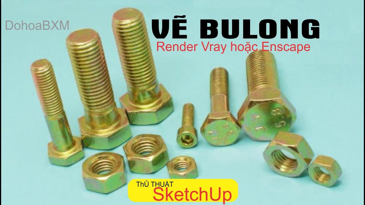 Vẽ ren trên sketchup, lệnh cắt  trim, split