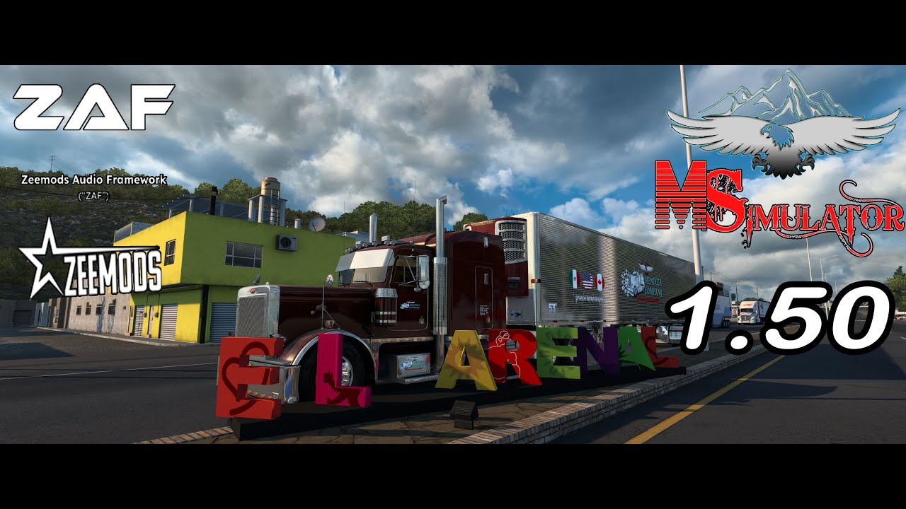American Truck Simulator 1.50//ATS//Arenal-Tequila//Zeemods Peterbilt 379 effects Sound
