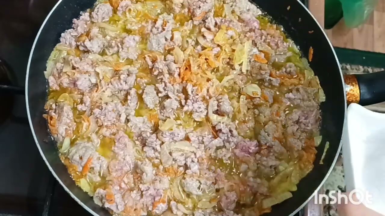 Подлива из фарша. Мясная подлива к любому гарниру.
