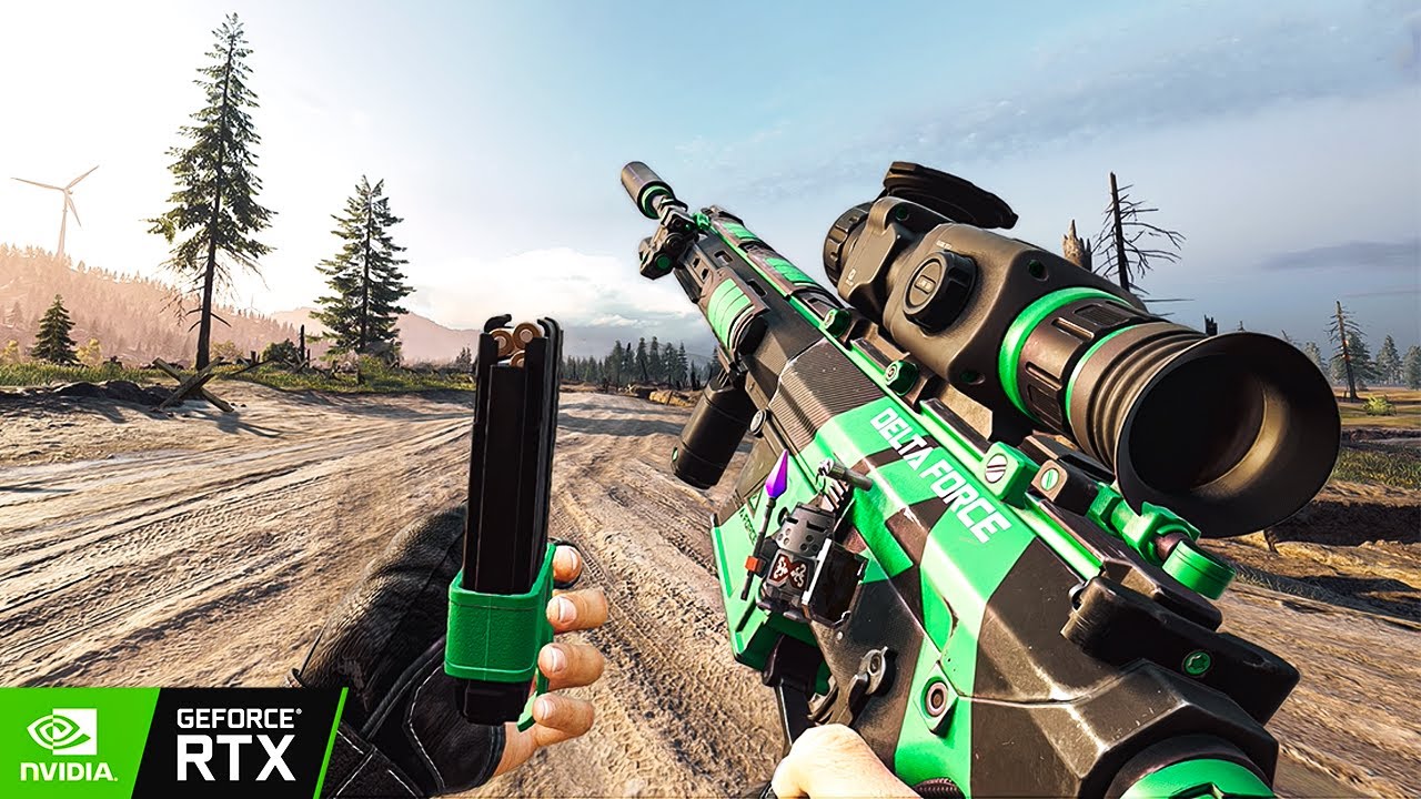 SR-25 MARKSMAN RIFLE WITH THERMAL VISION ! DELTA FORCE CRAZY MOMENTS GAMEPLAY ( NO COMMENTARY )