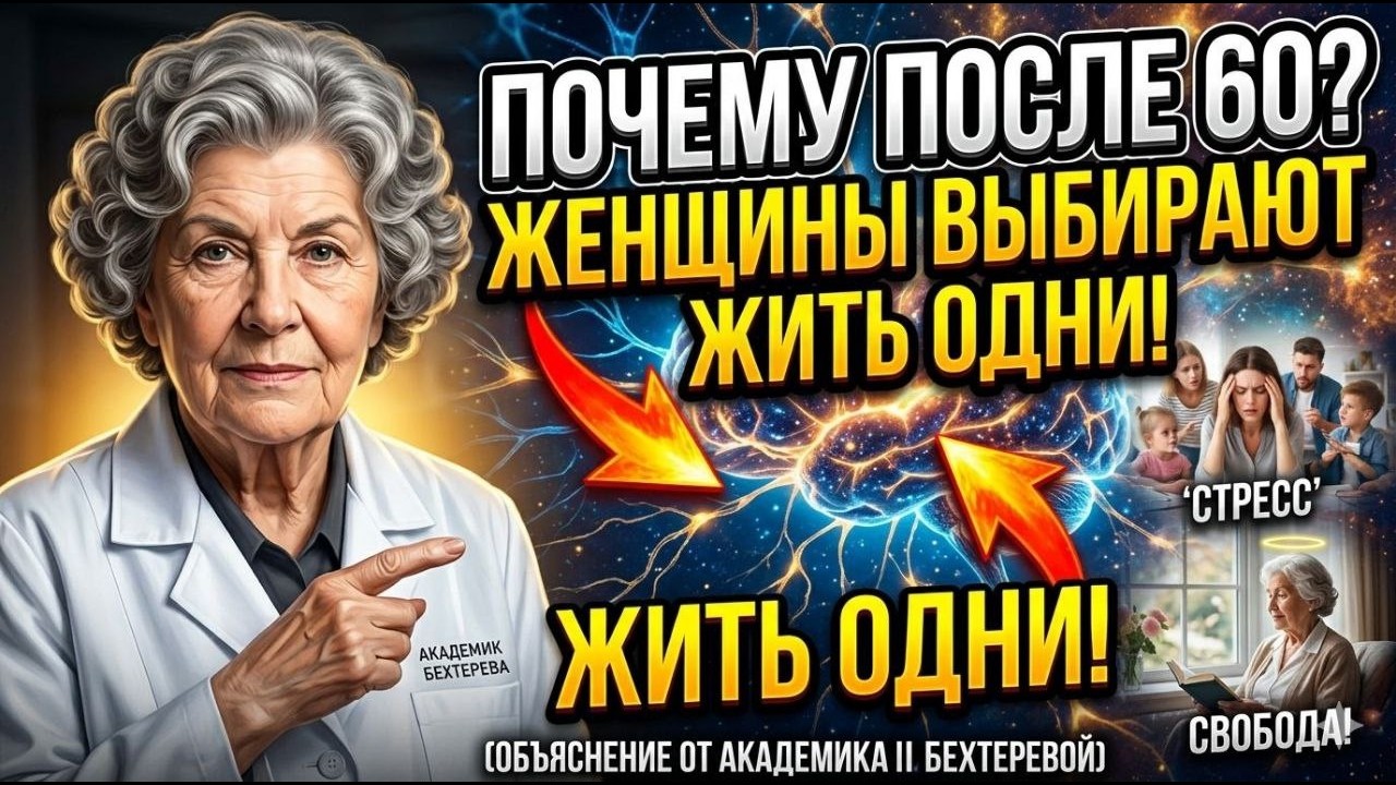 Почему после 60 женщины выбирают одиночество? Откровенное объяснение Натальи Бехтеревой.