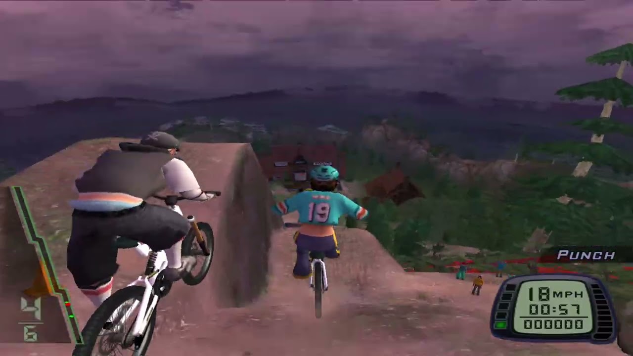 jogando Downhill Domination de ps2 previa se vcs gostaran deixe o gostei que eu trago novamente